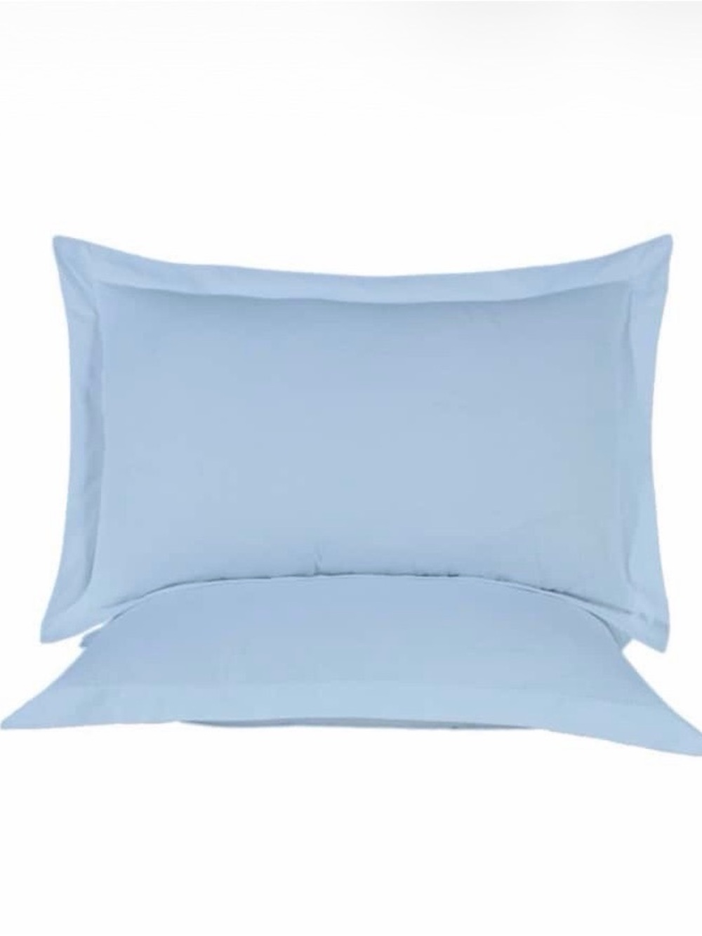 Pair of Light Blue euro Dutch pillow covers (2) custom made